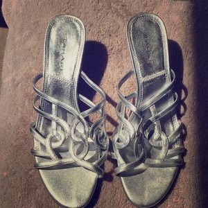 Tahari Silver 2 in. Heels